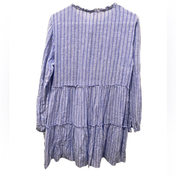Rails Everly Dress in Ludlow Stripe Blue SZ.M - Picture 4 of 8